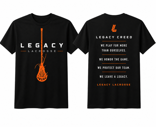 Legacy Lacrosse Signature Tee-Black/White