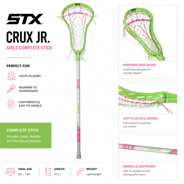 STX Crux Jr Girls Complete Stick