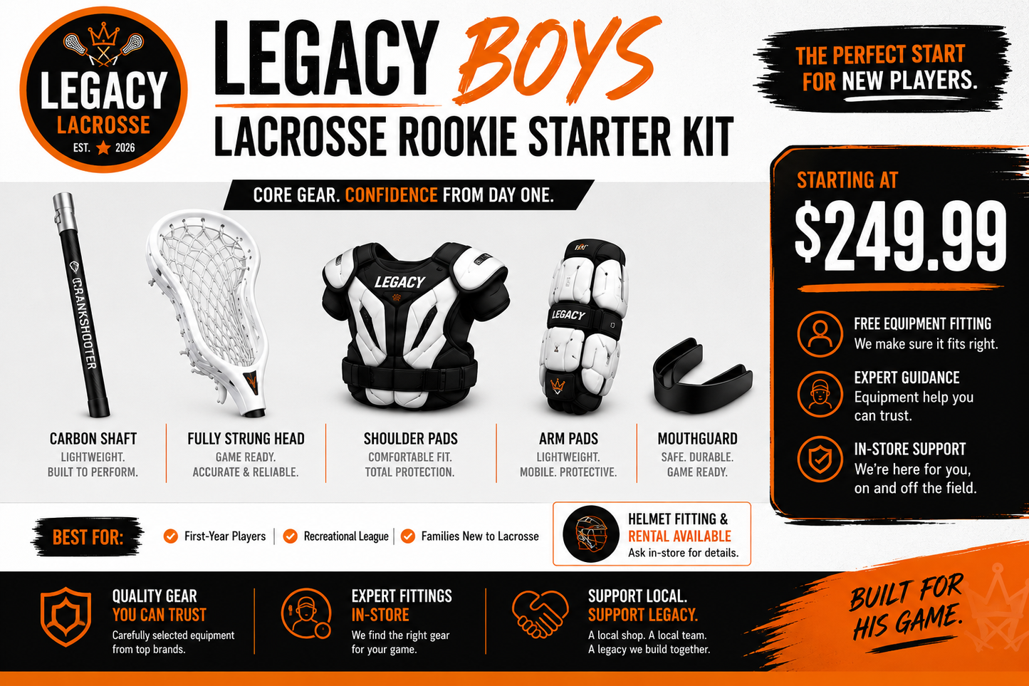 Legacy Boys Core Starter Kits