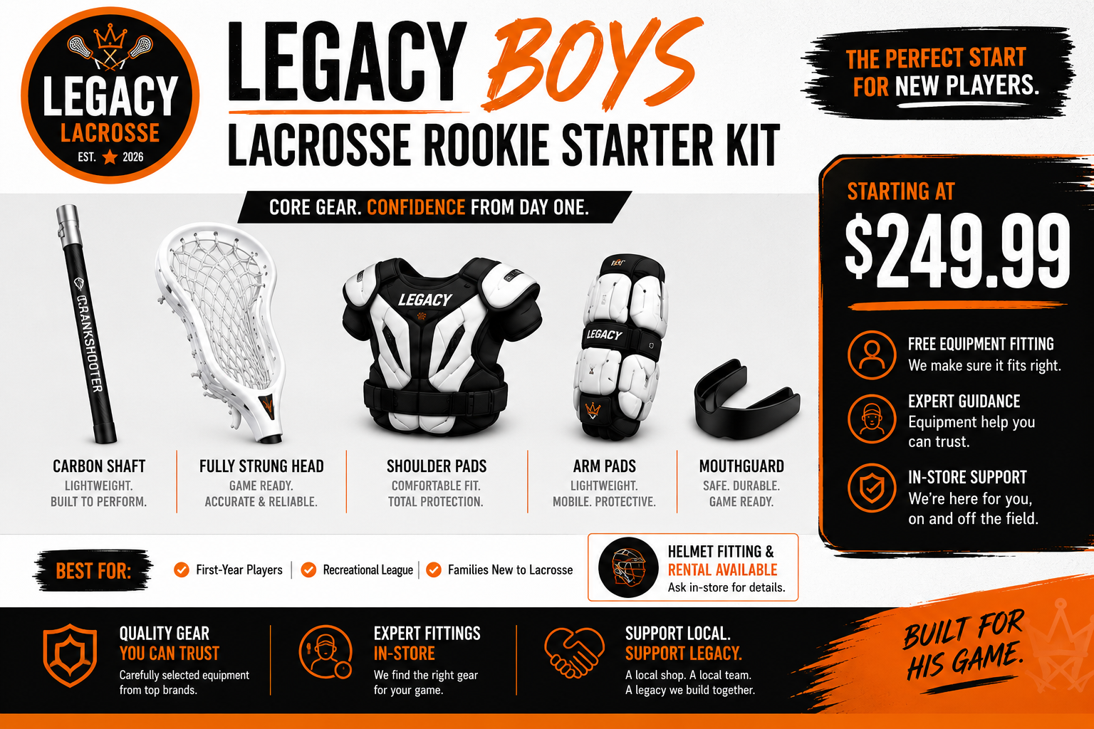 Legacy Boys Core Starter Kits