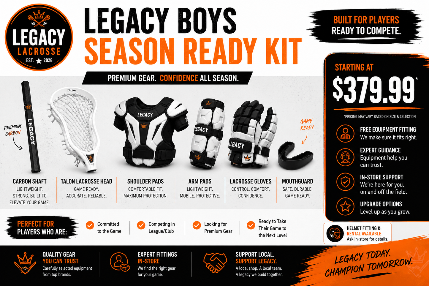 Legacy Season Ready Kit