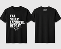 Adult Eat Sleep Lacrosse Tee