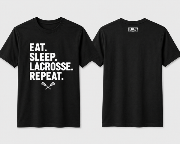 Adult Eat Sleep Lacrosse Tee
