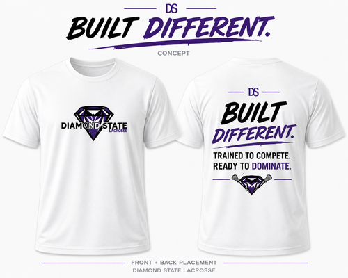 Built Different Performance T-Shirt (Pre-Order)
