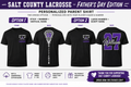 🥍 Father's Day Edition: Salt County Lacrosse Personalized Parent Shirt